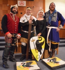 King Hans, Prince Kith, Princess Arianwen, Prince Tuomas Photo by Baron Joel the Brewer